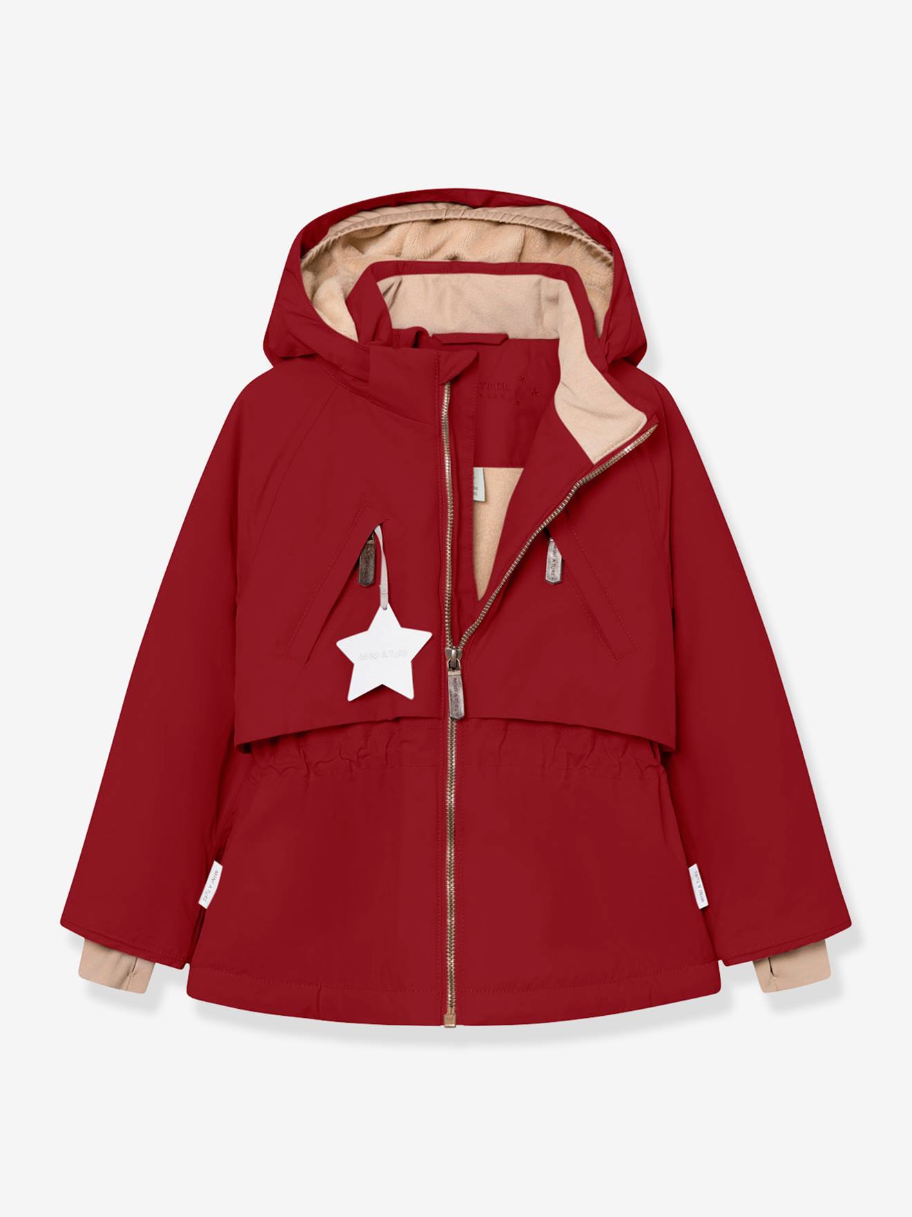 Casaco de inverno com forro polar MATALGEANA para menina MINI A TURE bordeaux