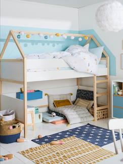 Quarto e Arrumação-Quarto-Cama-Cama criança-Cama com altura média Montessori, Cabane