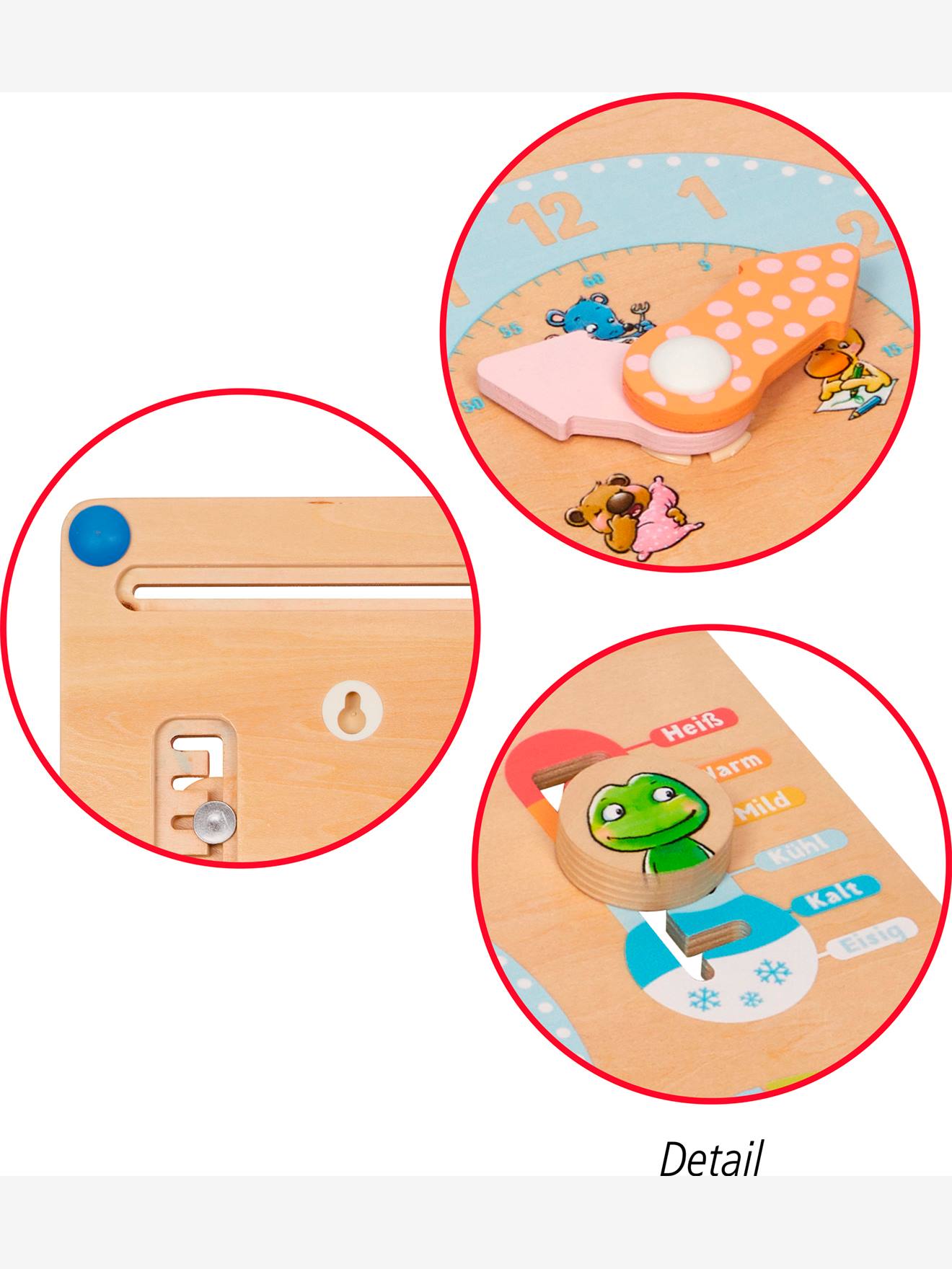 Calendário de Aprendizagem Infantil em Madeira Die Spiegelburg madeira