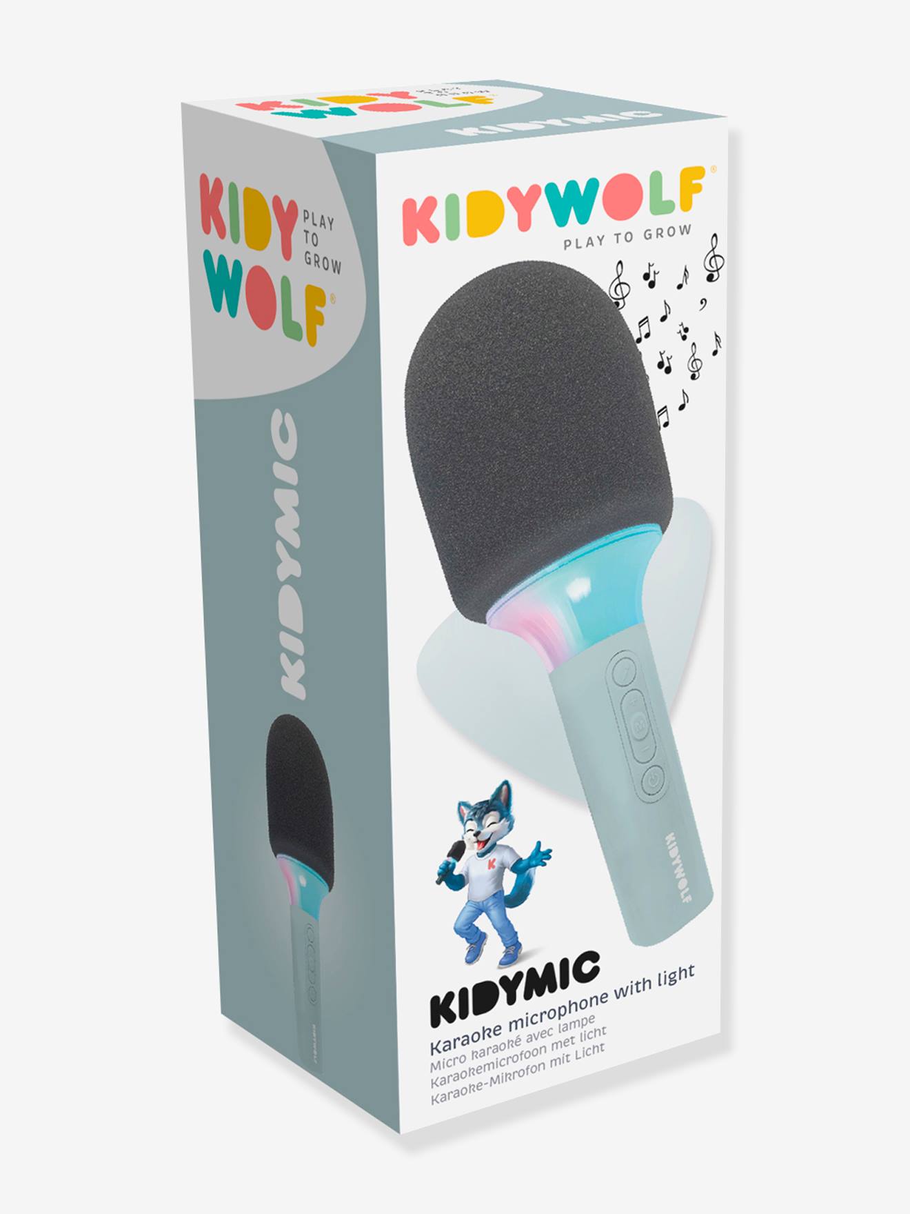 Microfone karaoke Kidymic - KIDYWOLF verde