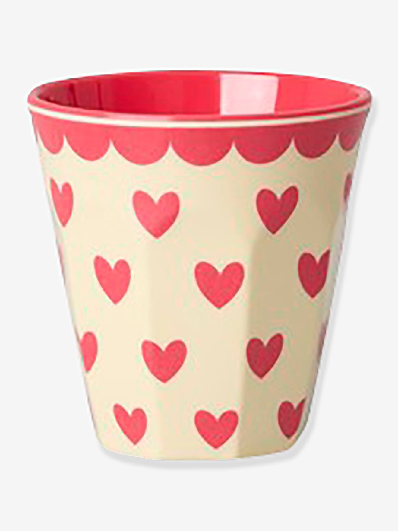 Mini-copos FAVORITE HEARTS conjunto de 6 80 ml para crianças rice multicolor