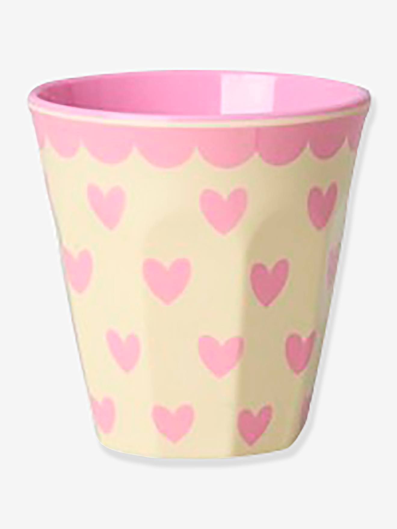 Mini-copos FAVORITE HEARTS conjunto de 6 80 ml para crianças rice multicolor