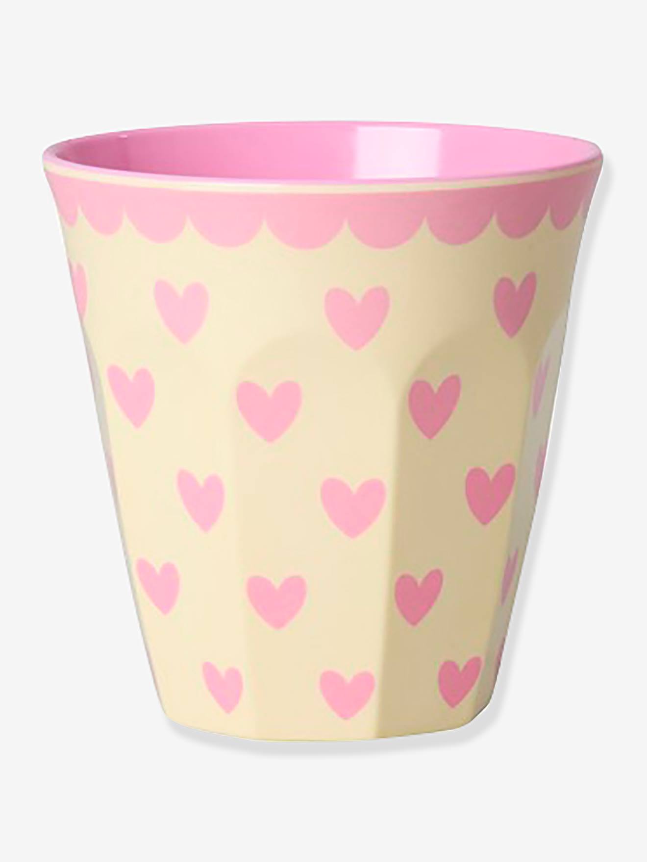 Conjunto de 6 copos FAVORITE HEARTS 250 ml para crianças rice multicolor