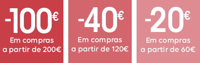 até 100€ em compras*