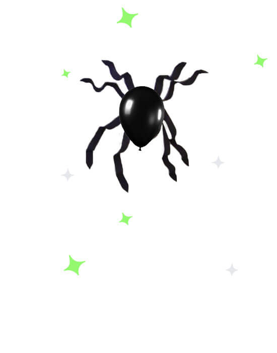 Aranhas balão Aranhas balão