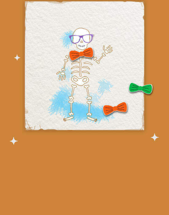 Prender o laço on the skeleton Prender o laço on the skeleton