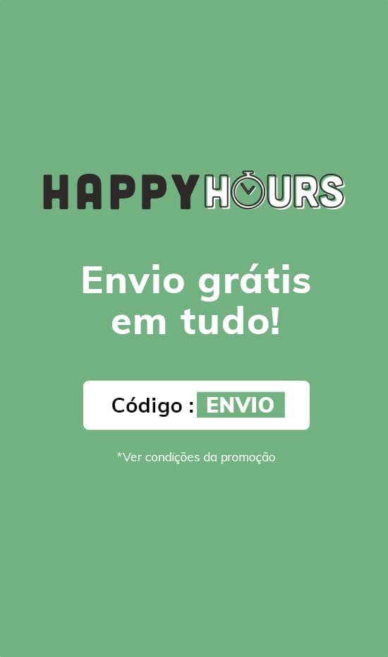 Happy Hours: Envio grátis em tudo!